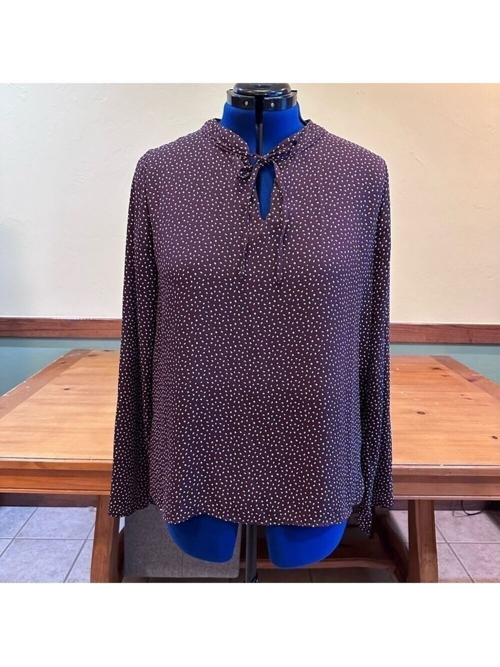 B collection by bobeau long sleeve blouse